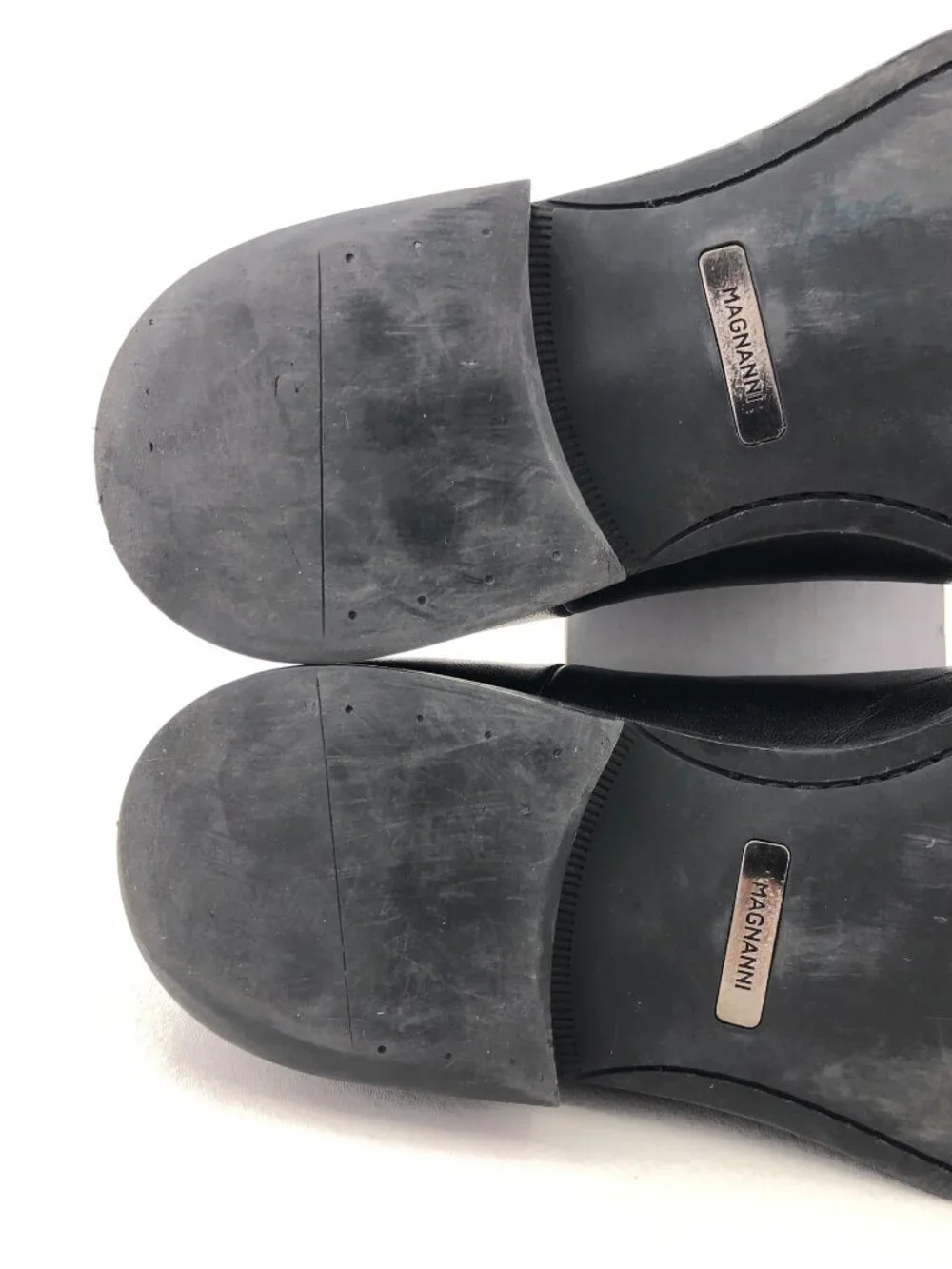 Magnanni Federico Black Leather Dress Oxford Shoes 9.5 D